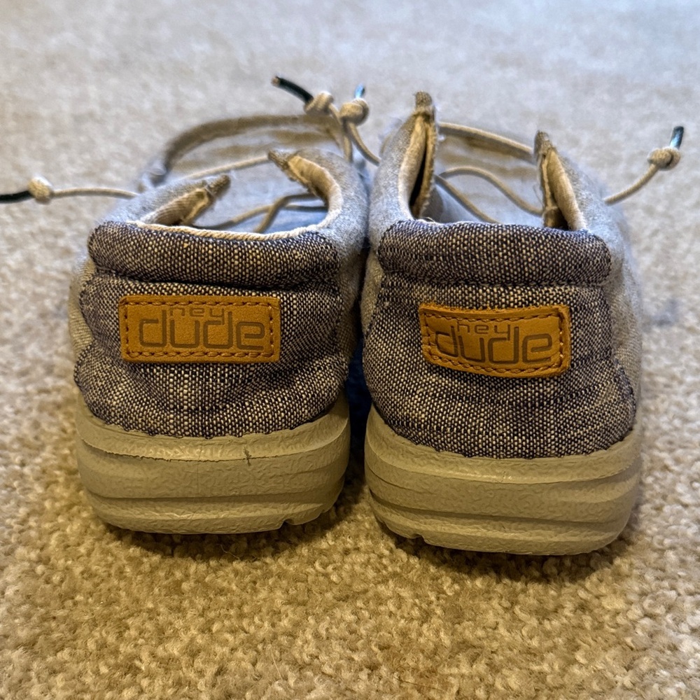 Hey Dude Light Gray Kids Shoes